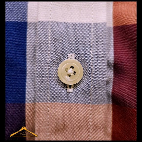 Brooks Brothers Sport Shirt - XL, Red/White/Blue Plaid **4th of July!!!** - Picture 6 of 8